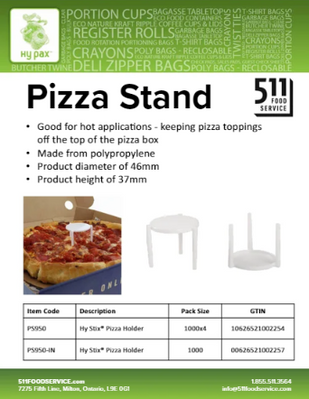 Catalog: Hy Pax - Pizza Stand