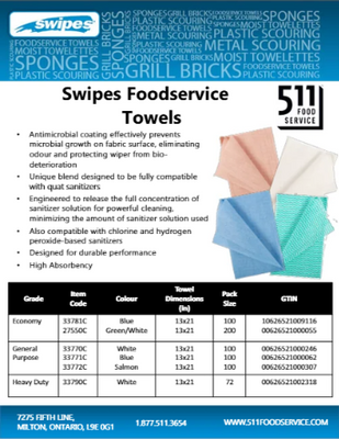 Catalog: Swipes - Foodservice Towels