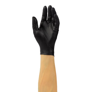 Glove Nitrile PF Black Disp, Case 100x10