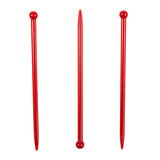 Muddler Oval Ball Top 4.5" Red, Case 2000x8