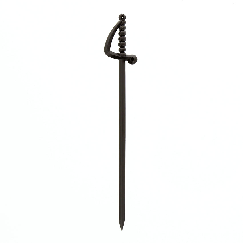 Sword Pick 4.5" Black, Case 2000x8
