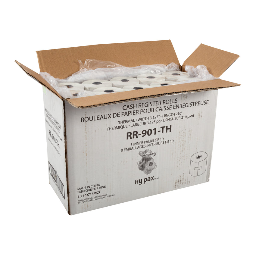 Register Roll Thermal Paper 3.125"x210', Case 10x3