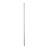 7.75" JUMBO UNWRAPPED CLEAR PLA STRAW, Upright View