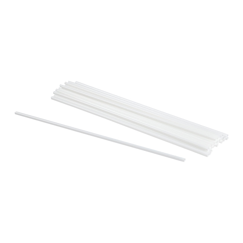 Straw Regular 10" White, Case 500x9