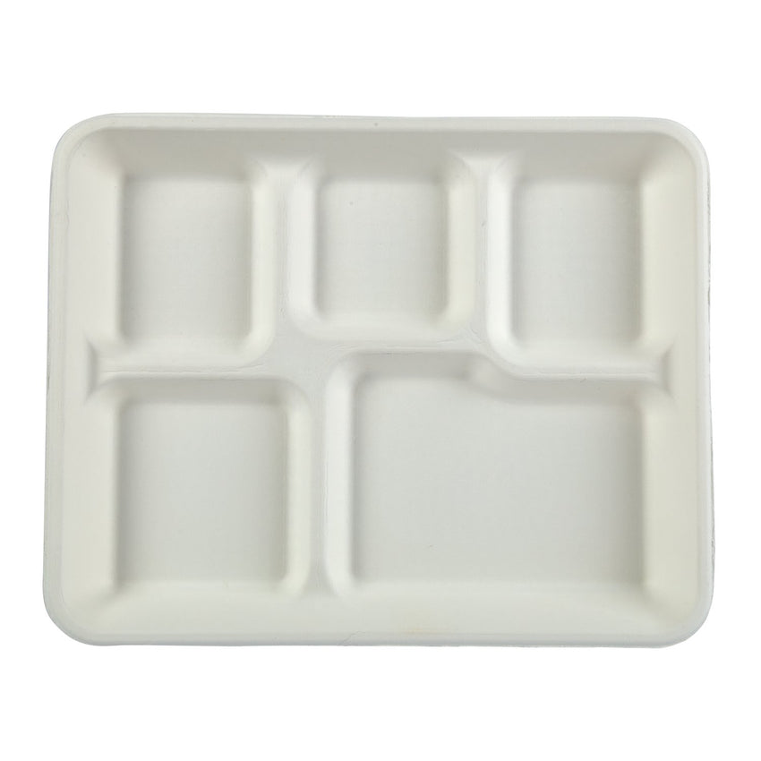 5 Compartment Value Trays, Overhead View