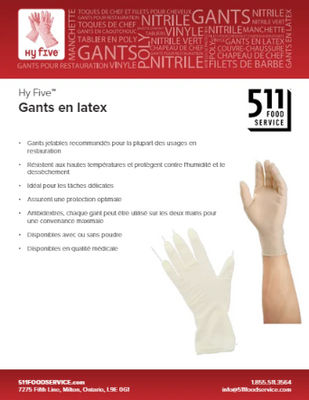 Catalog: Hy Five - Gants en latex