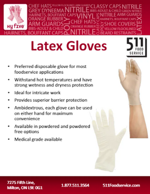 Catalog: Hy Five - Latex Gloves