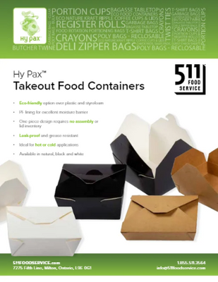 Catalog: Hy Pax - Takeout Food Containers