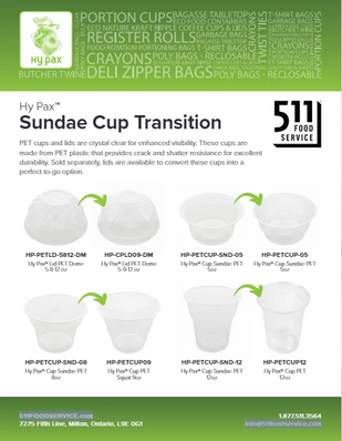 Catalog: Hy Pax - Sundae Cup Transition