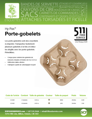 Catalog: Hy Pax - Porte-gobelets