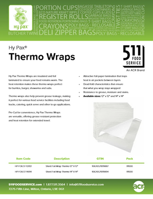 Catalog: Hy Pax - Thermo Wraps