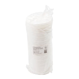 Lid Hot Cup PP Dome with latch 90mm White, sleeve