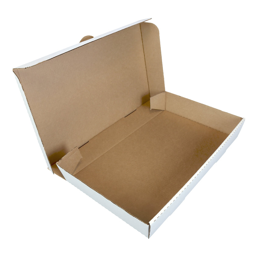 Corrugated Catering Box Full Pan, White 21" x 13" x 3"
