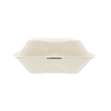 Medium Hinged Lid NPFA Containers 7.875" x 8" x 2.5", side view