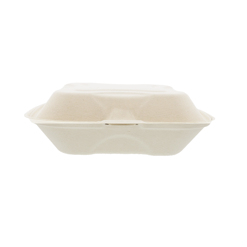 Medium 3-section Hinged Lid NPFA Containers 7.875" x 8" x 2.5", side