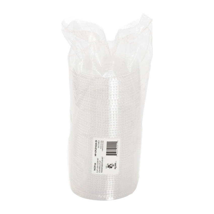 Hy Pax Lid PET 12/14-24oz with Straw Slot, Inner
