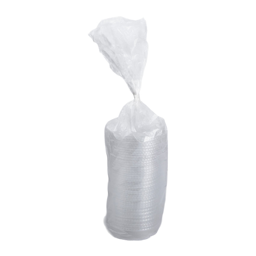 Hy Pax Lid PET Flat with Straw Slot 32Oz, sleeve