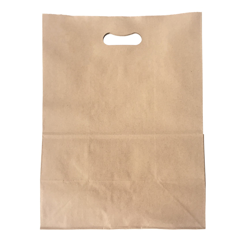 Bag Die Cut Handle Paper 12” x 7” x 16”, Case 250