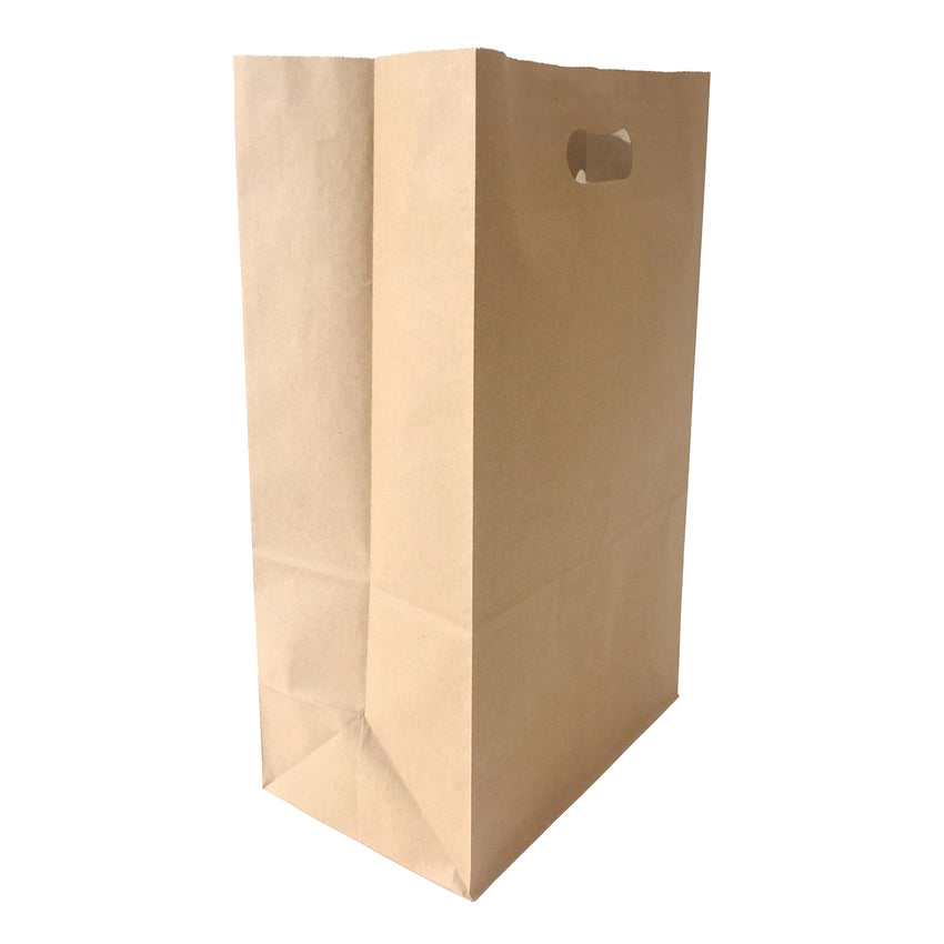 Bag Die Cut Handle Paper 9.75” x 6” x 16”, Case 500