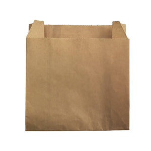 6” x 0.75” x 6.75” Regular White Grease Resistant Sandwich Bag