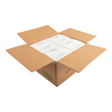 Eco Straw Cocktail Paper 8" Black Unwrapped, case open