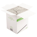 Eco Straw Cocktail Paper 8" Black Unwrapped, inner open