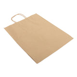 Twisted Handle Kraft Paper Bags 12" X 9" X 15.75", top
