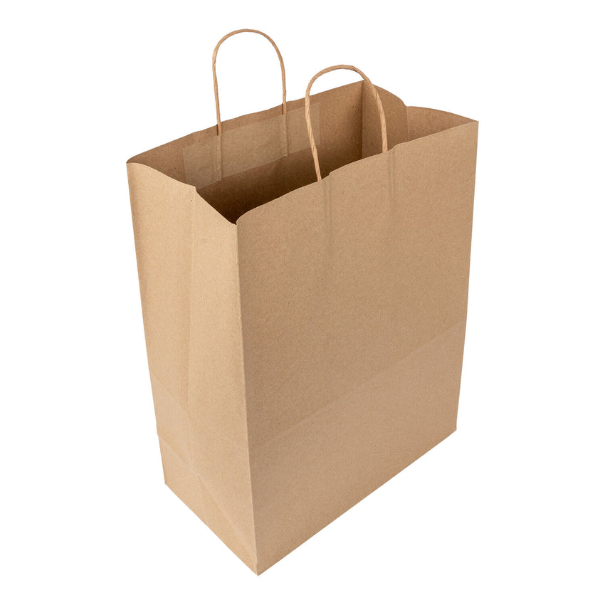 Twisted Handle Kraft Paper Bags 13" X 7" X 17"