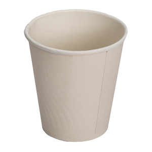 Wave Double Wall Paper Hot Cup 10 oz White