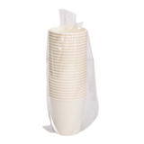 Wave Double Wall Paper Hot Cup 10 oz White, Sleeve