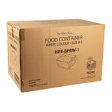 Take Out Food Container #1 White, Case 50x9