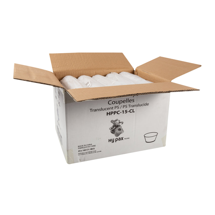 Portion Cup 1.5oz Clear, Case 100x24