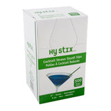 Straw Cocktail Sturdy Sips 6" Assorted, Case 500x20