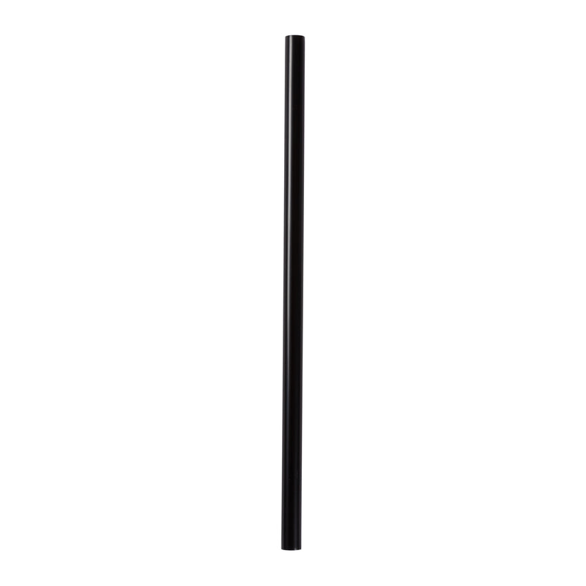 Straw Cocktail Super 6" Black, Case 2500