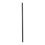 Straw Cocktail Super 10" Black, Case 2500