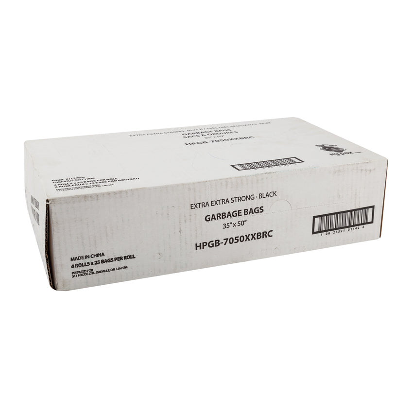 Garbage Bag 35x50 Extra Extra Strong Black, Case 25x4
