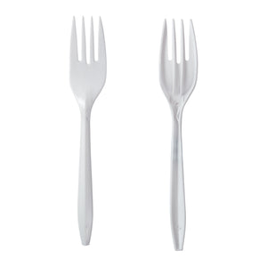 Fork Polypropylene White IW, Case 1000