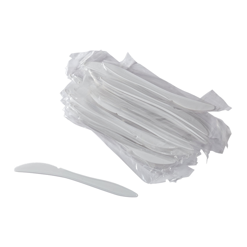 Knife Polypropylene White IW, Case 1000