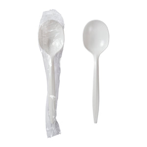 Soup Spoon Polypropylene White IW, Case 1000