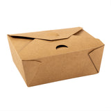 Food Container #8 Natural w vent holes, Case 50x6
