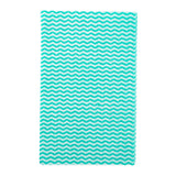 Towel Economy 13x21" Green & White, Case 200
