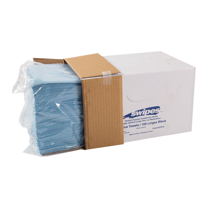 Towel Economy 13x21" Blue, Case 100
