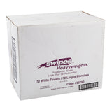 Towel FS Heavy Duty 13x21" White, Case 72