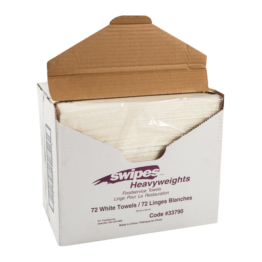 Towel FS Heavy Duty 13x21" White, Case 72