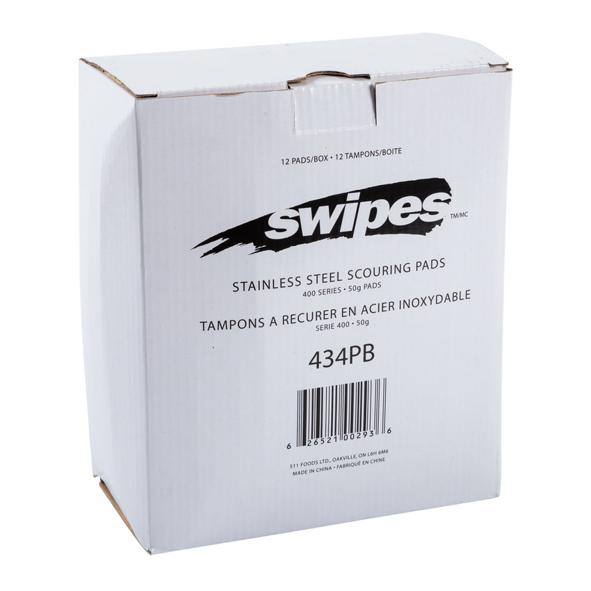 Scouring Pad Stainless Steel Large 50gm, Case 12x6