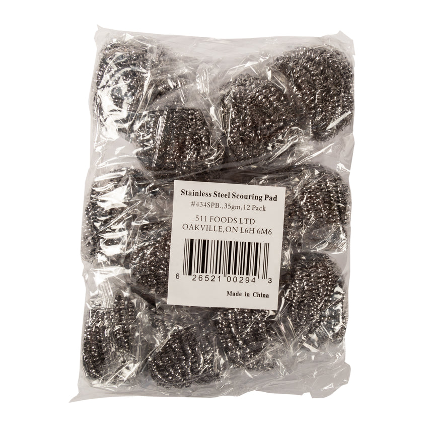 Scouring Pad Stainless Steel Regular, Case 12x2