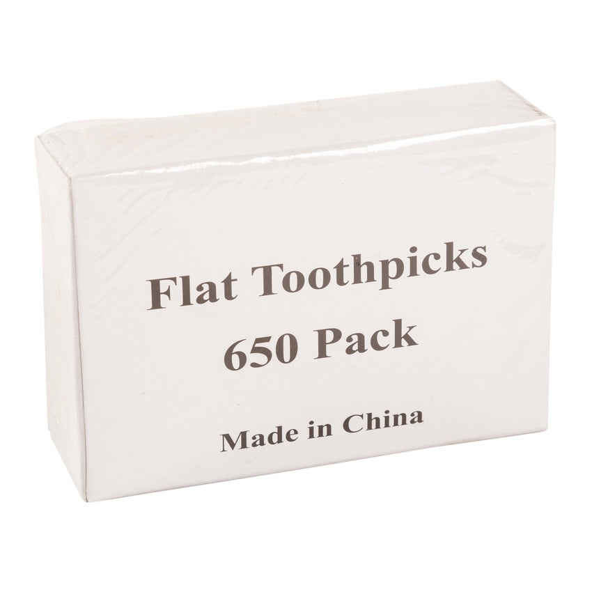 Toothpick Flat Plain, Case 650x24