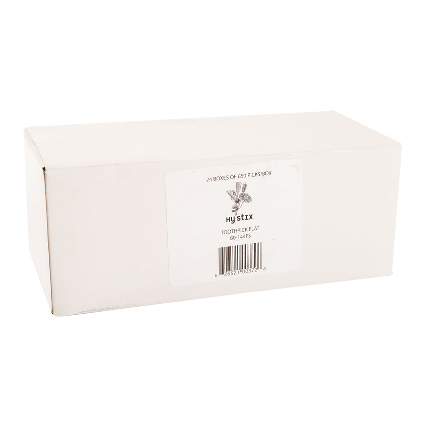 Toothpick Flat Plain, Case 650x24