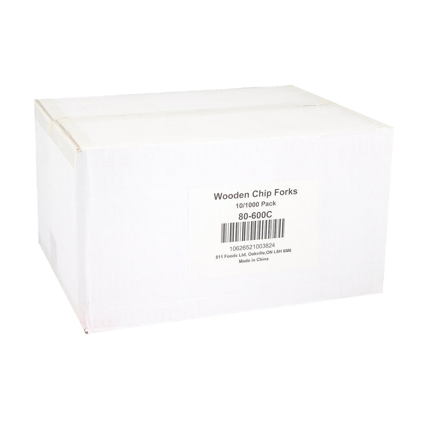 3.75" Chip Fork Wood, Case 1000x10