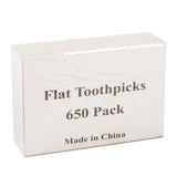 Toothpick Flat Plain, Case 650x24x6